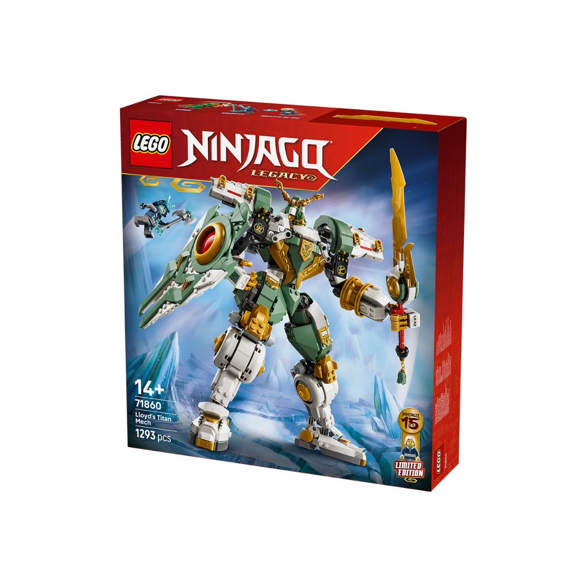Đồ Chơi Lắp Ráp Chiến Giáp Titan Của Lloyd – Kỷ Niệm 15 Năm LEGO NINJAGO 71860 (1.293 Chi Tiết)