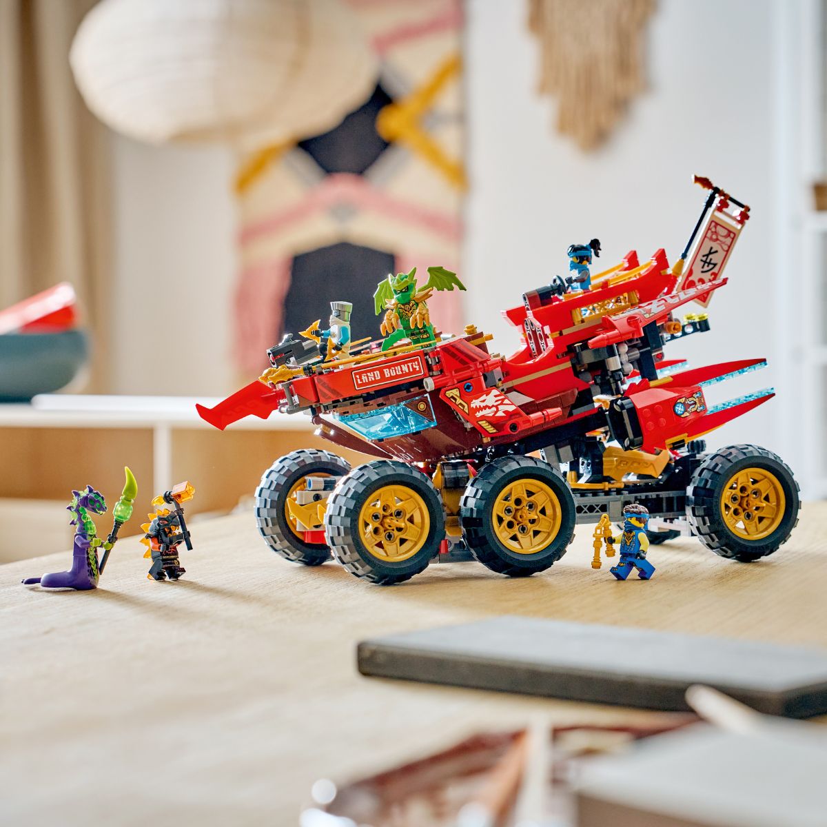 Đồ Chơi Lắp Ráp Chiến Hạm Land Bounty LEGO NINJAGO 71869 (1214 chi tiết)