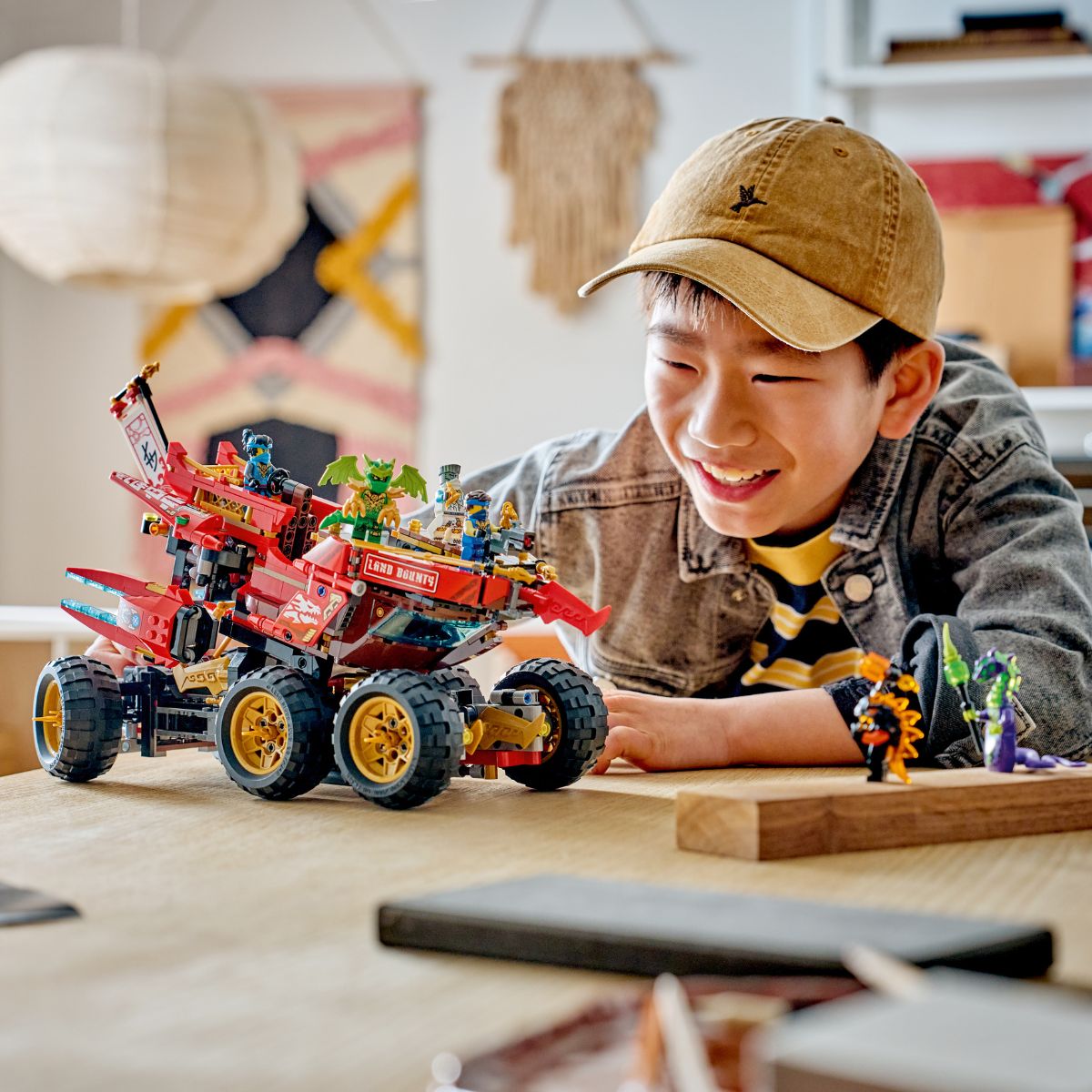 Đồ Chơi Lắp Ráp Chiến Hạm Land Bounty LEGO NINJAGO 71869 (1214 chi tiết)