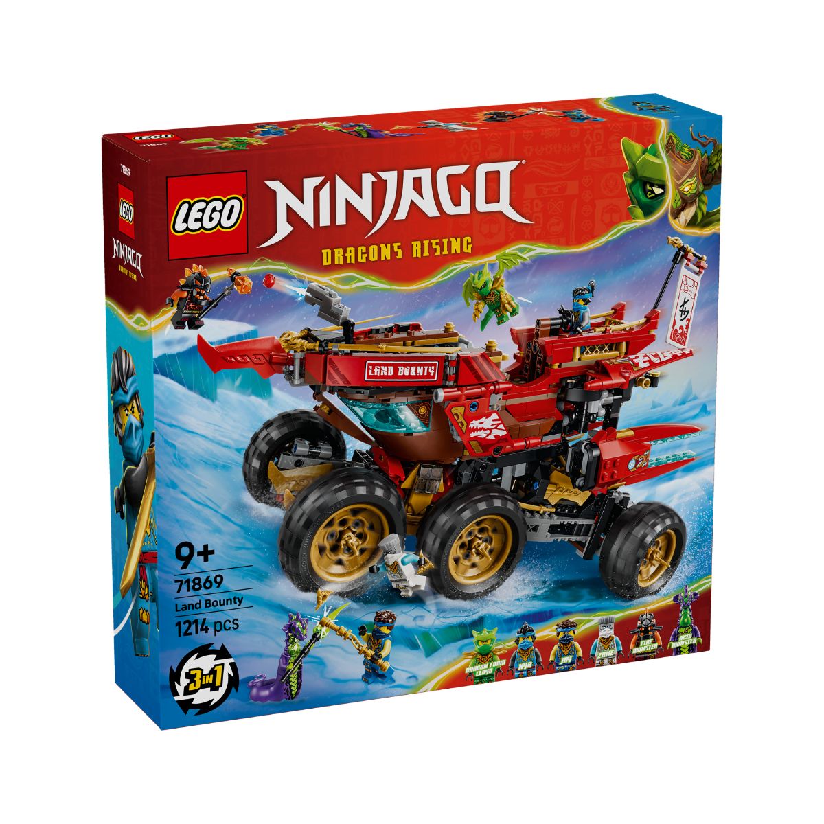 Đồ Chơi Lắp Ráp Chiến Hạm Land Bounty LEGO NINJAGO 71869 (1214 chi tiết)