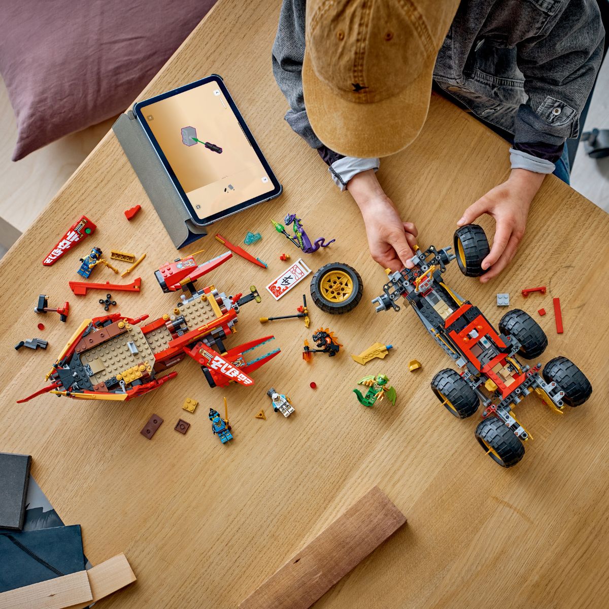 Đồ Chơi Lắp Ráp Chiến Hạm Land Bounty LEGO NINJAGO 71869 (1214 chi tiết)