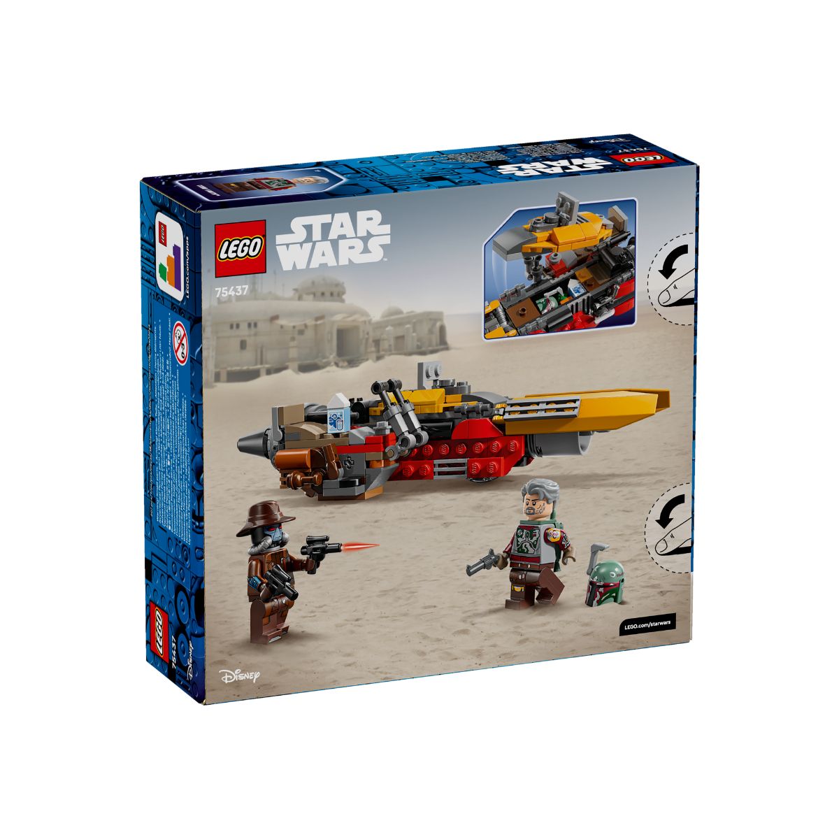 Đồ Chơi Lắp Ráp Chiến Xa Bay Của Cobb Vanth LEGO STAR WARS 75437 (207 chi tiết)