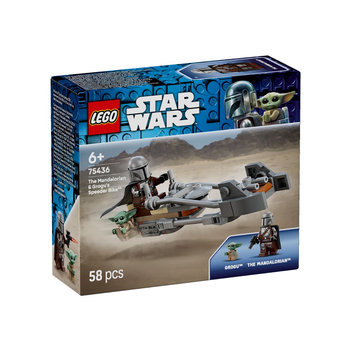 Đồ Chơi Lắp Ráp Chiến Xa Bay Của Mandalorian & Grogu LEGO STAR WARS 75436 (58 chi tiết)