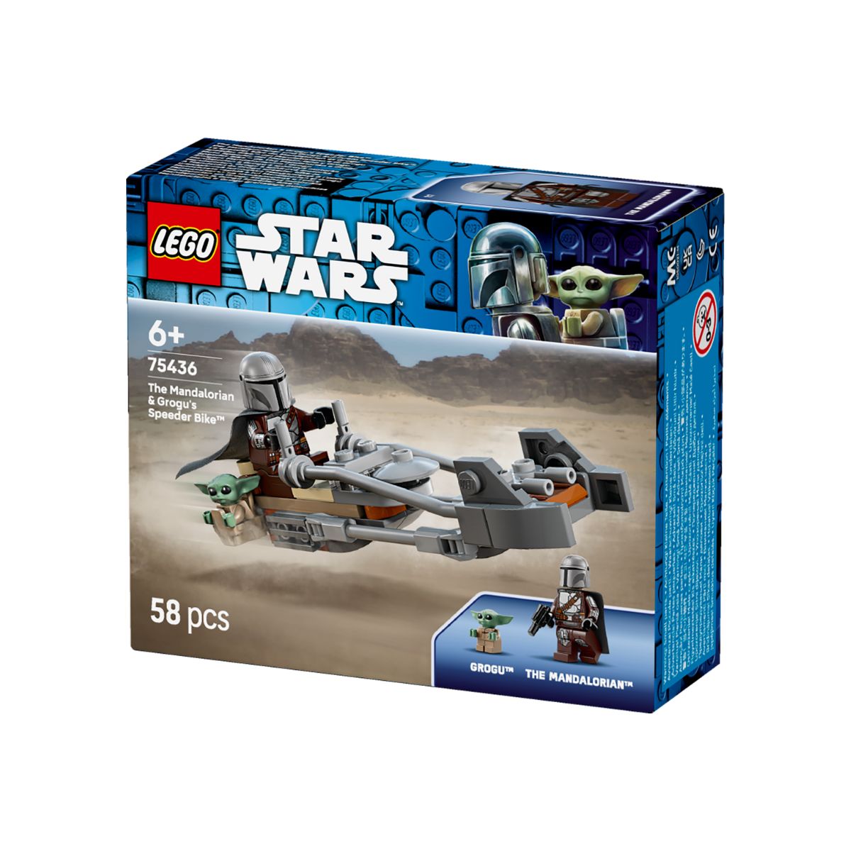 Đồ Chơi Lắp Ráp Chiến Xa Bay Của Mandalorian & Grogu LEGO STAR WARS 75436 (58 chi tiết)