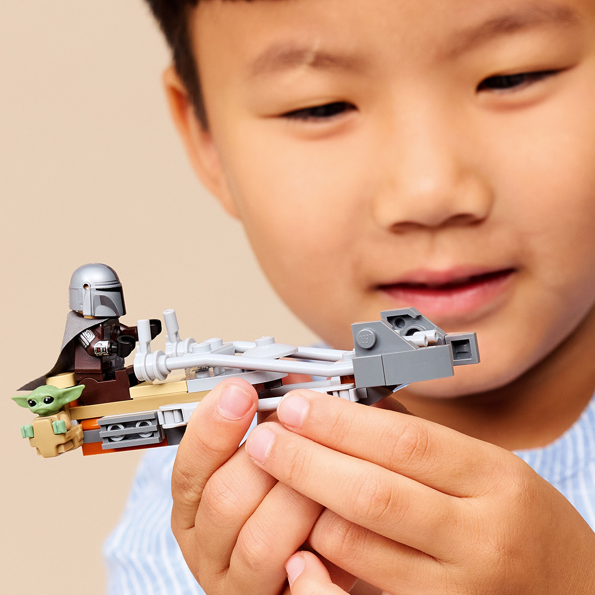 Đồ Chơi Lắp Ráp Chiến Xa Bay Của Mandalorian & Grogu LEGO STAR WARS 75436 (58 chi tiết)