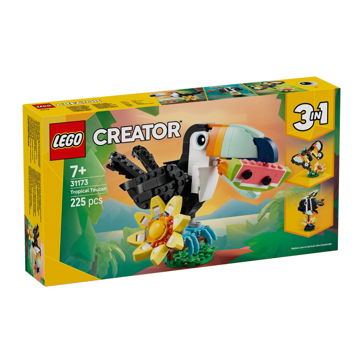 Đồ Chơi Lắp Ráp Chim Toucan LEGO CREATOR 31173 (225 chi tiết)