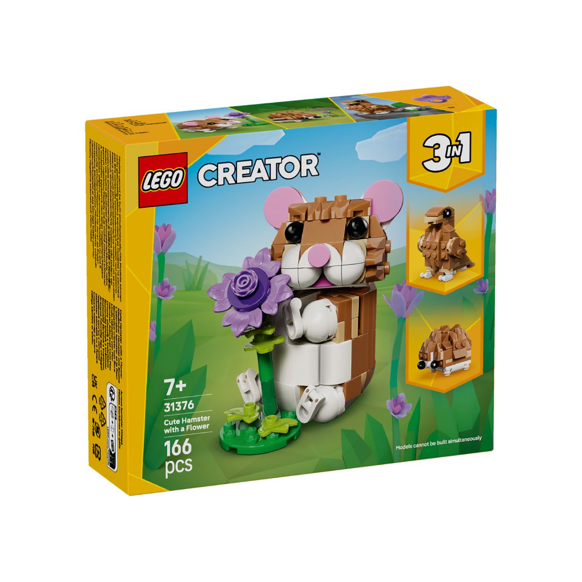 Đồ Chơi Lắp Ráp Chuột Hamster Dễ Thương LEGO CREATOR 31376 (166 chi tiết)