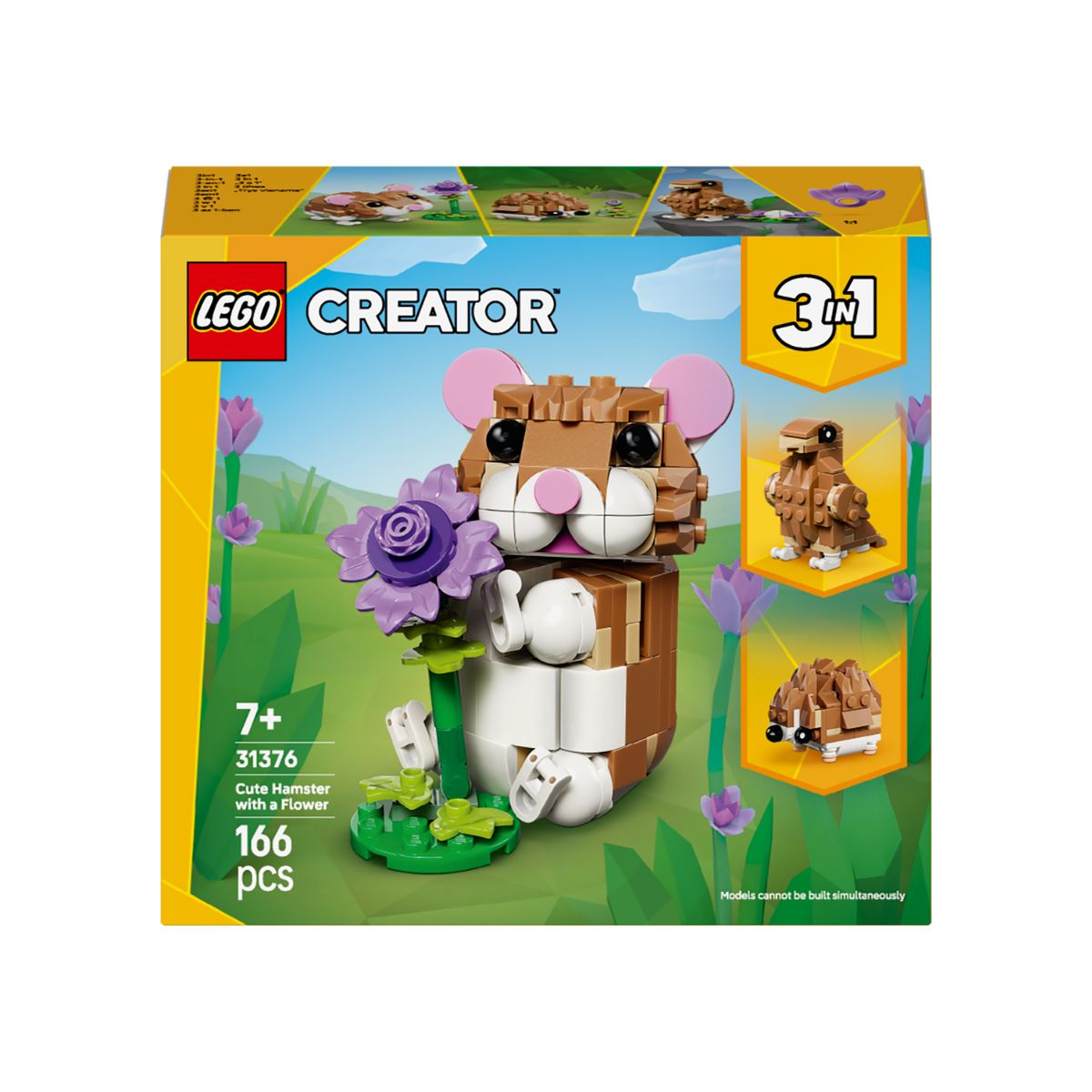 Đồ Chơi Lắp Ráp Chuột Hamster Dễ Thương LEGO CREATOR 31376 (166 chi tiết)