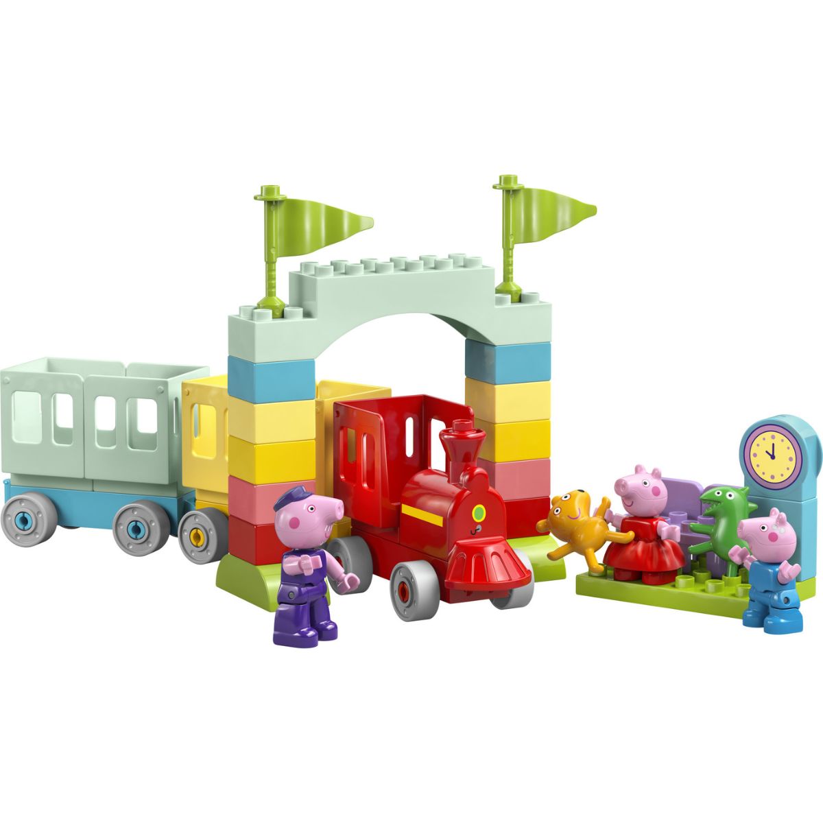 Đồ Chơi Lắp Ráp Chuyến Đi Tàu Cùng Grandpa Pig LEGO DUPLO 10466 (35 Chi Tiết)