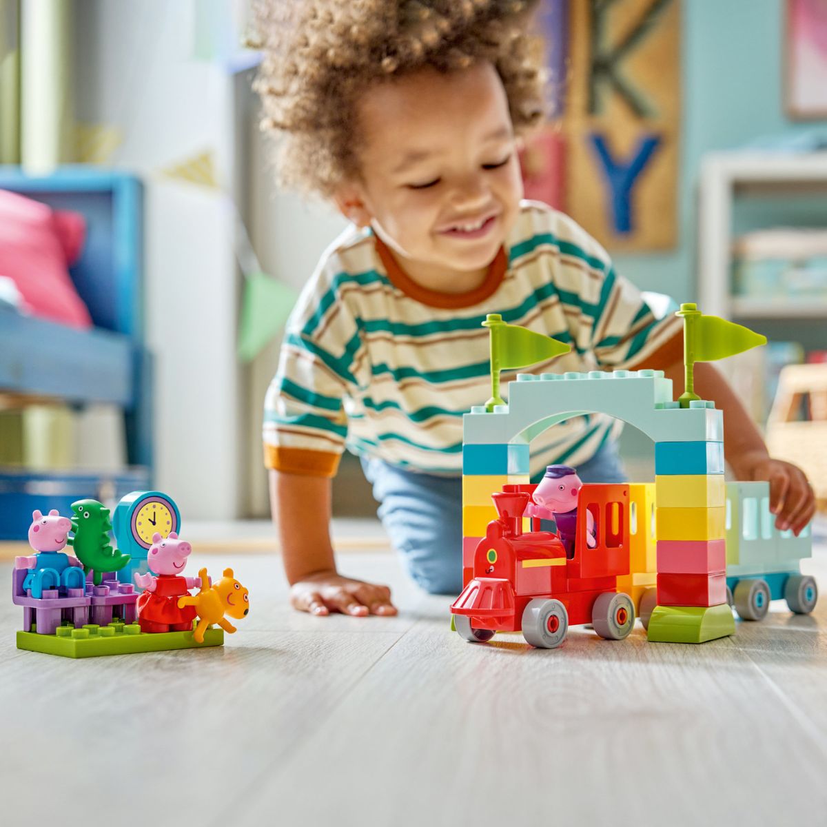 Đồ Chơi Lắp Ráp Chuyến Đi Tàu Cùng Grandpa Pig LEGO DUPLO 10466 (35 Chi Tiết)