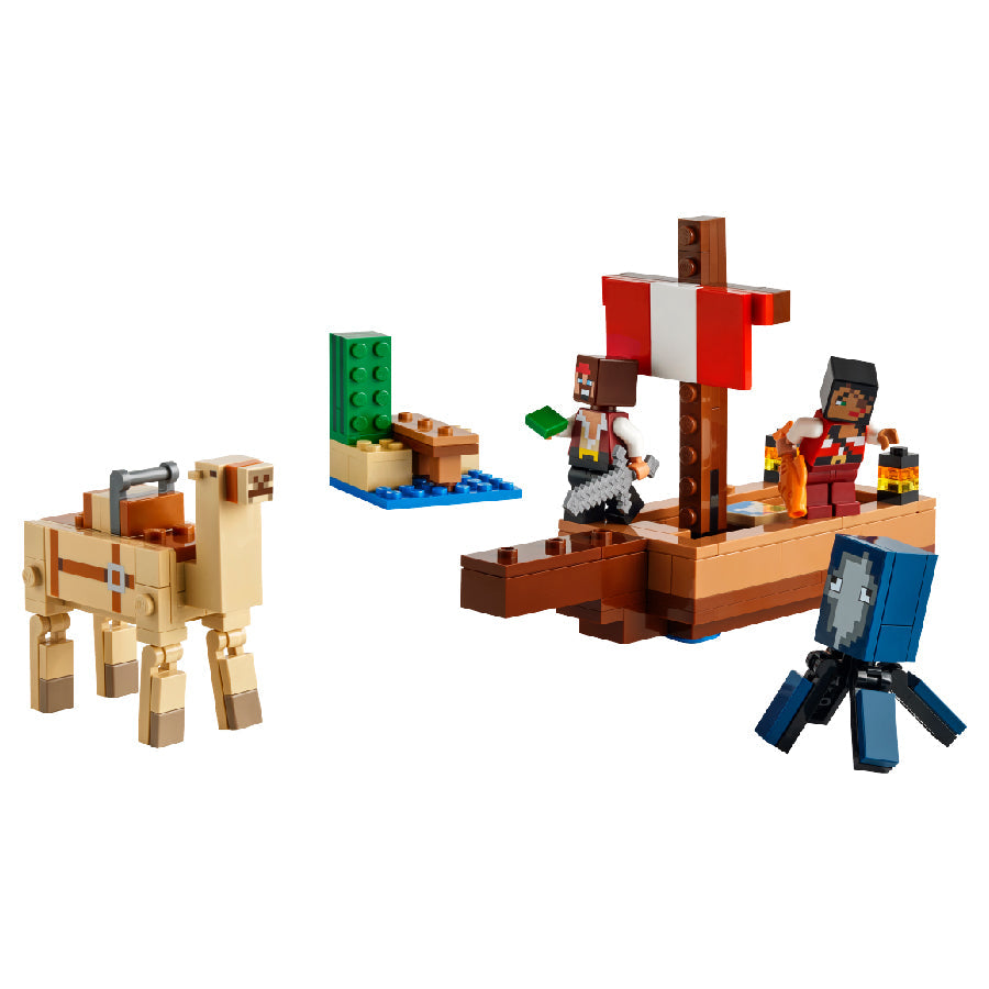 Đồ Chơi Lắp Ráp Chuyến Thám Hiểm Trên Tàu Cướp Biển LEGO MINECRAFT 21259 (166 chi tiết)