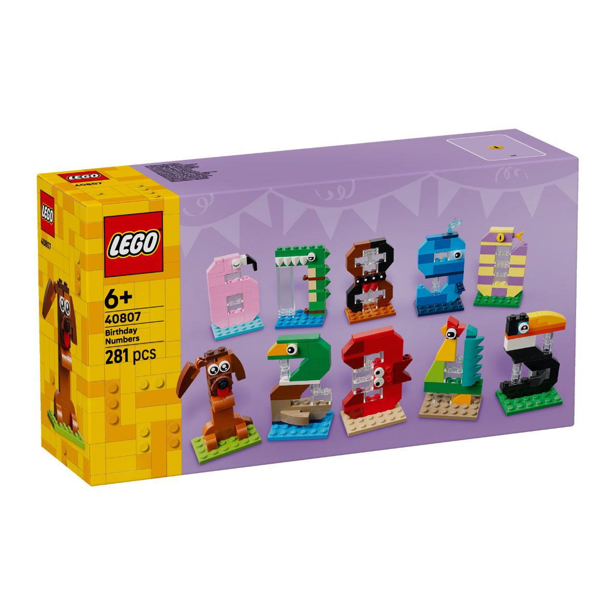 Đồ Chơi Lắp Ráp Con Số Sinh Nhật LEGO SEASONS AND OCCASIONS 40807 (281 chi tiết)