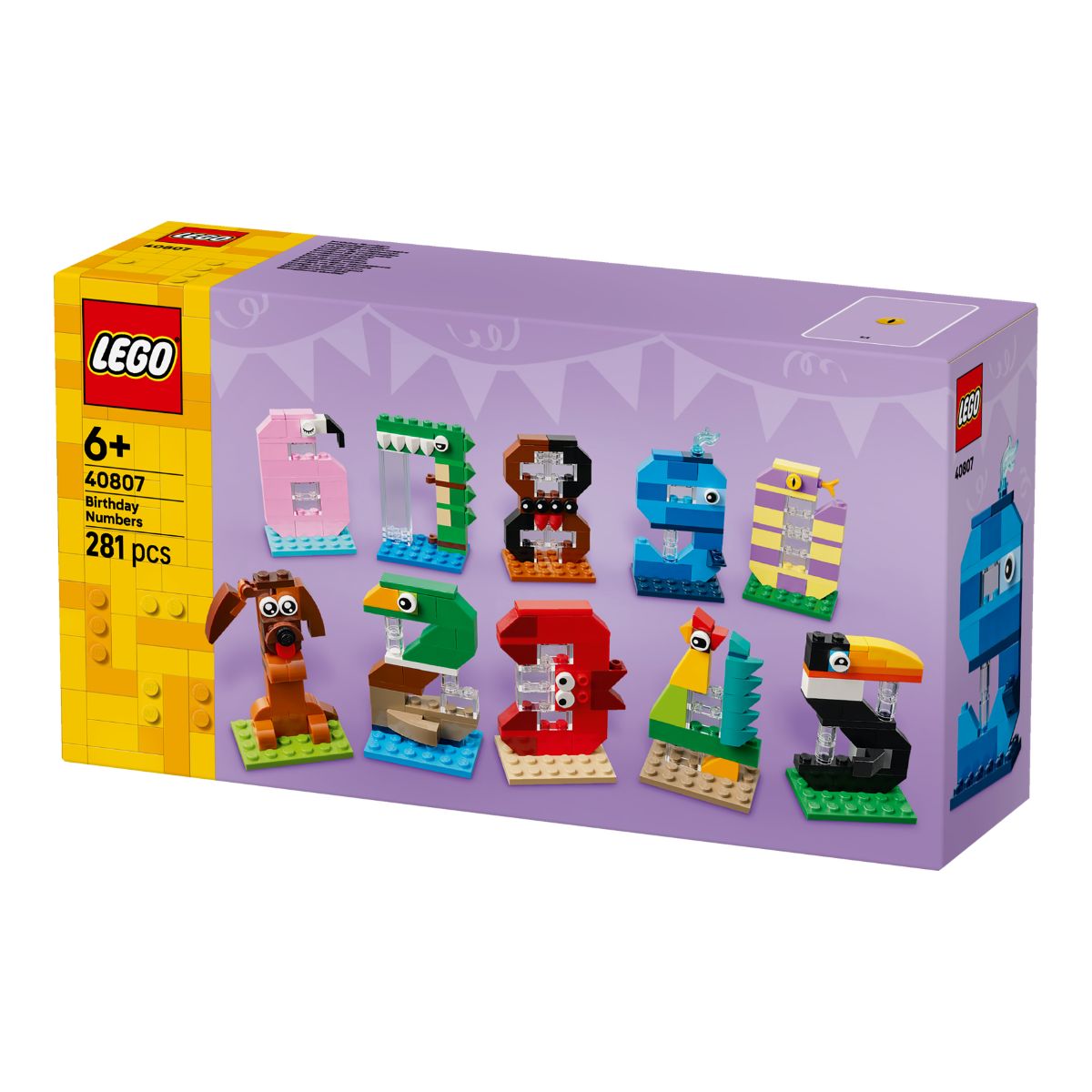Đồ Chơi Lắp Ráp Con Số Sinh Nhật LEGO SEASONS AND OCCASIONS 40807 (281 chi tiết)