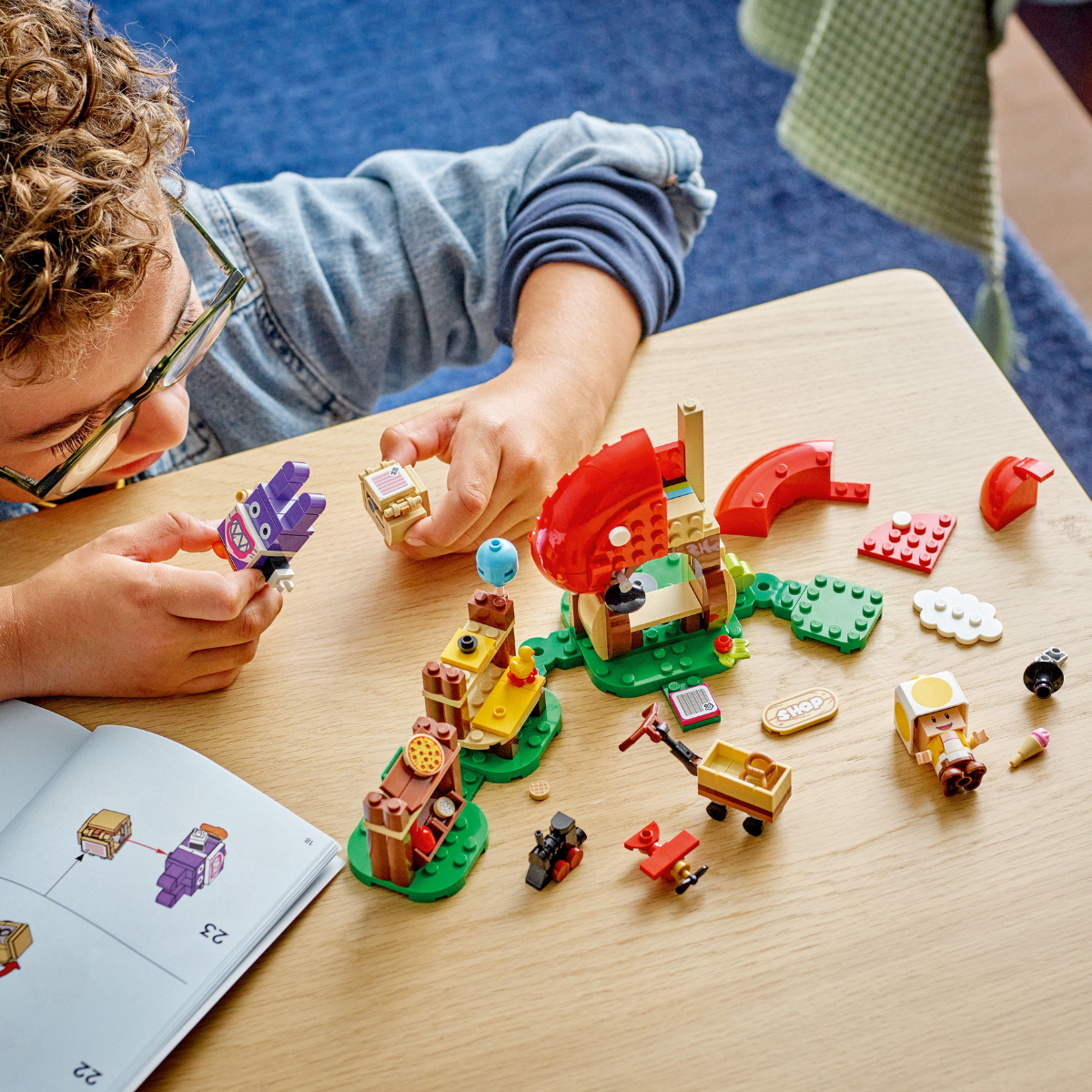 Đồ Chơi Lắp Ráp Cửa Hàng Bánh Pizza Của Toad LEGO SUPER MARIO 71429 (230 chi tiết)