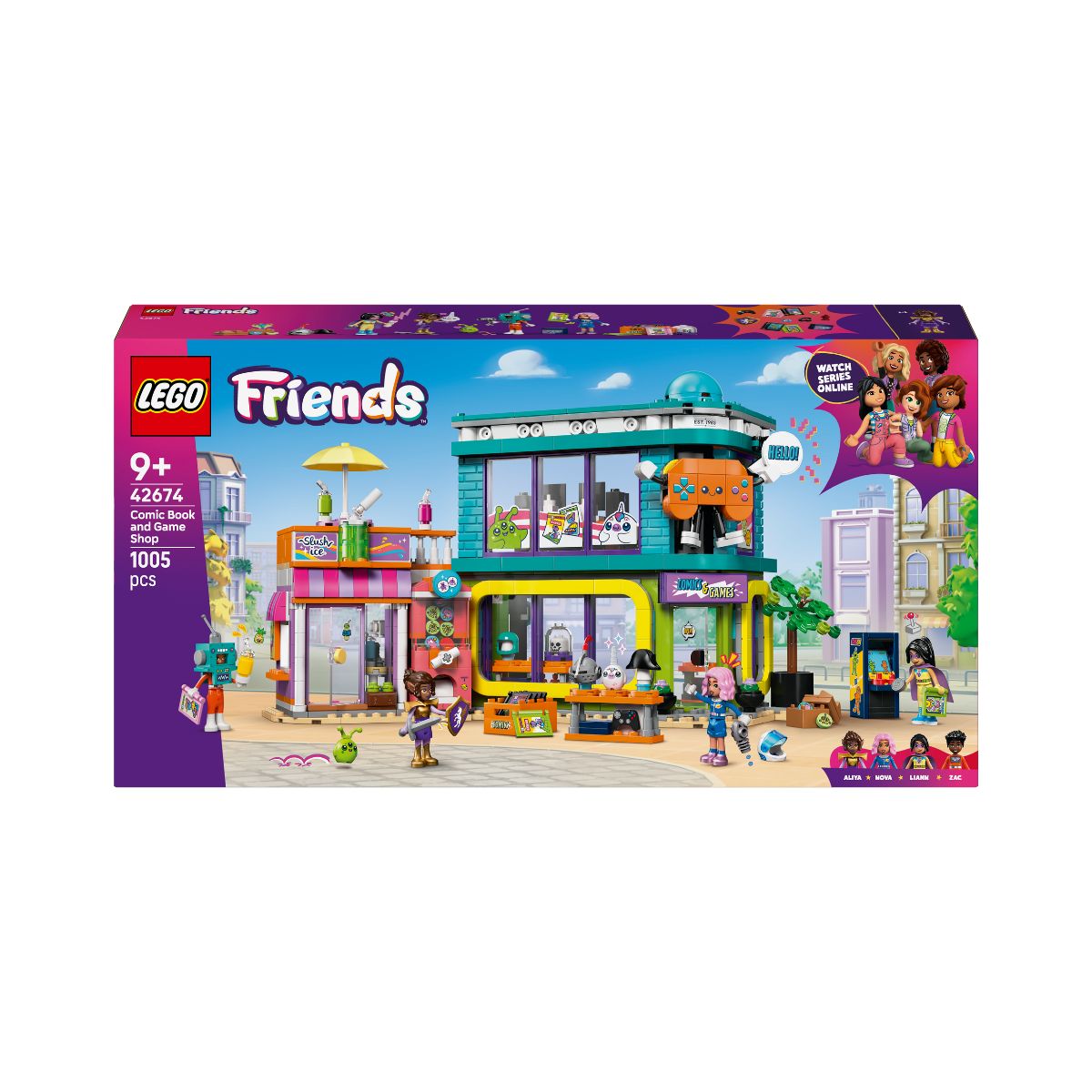 Đồ Chơi Lắp Ráp Cửa Hàng Truyện Tranh Và Trò Chơi LEGO FRIENDS 42674 (1005 Chi Tiết)