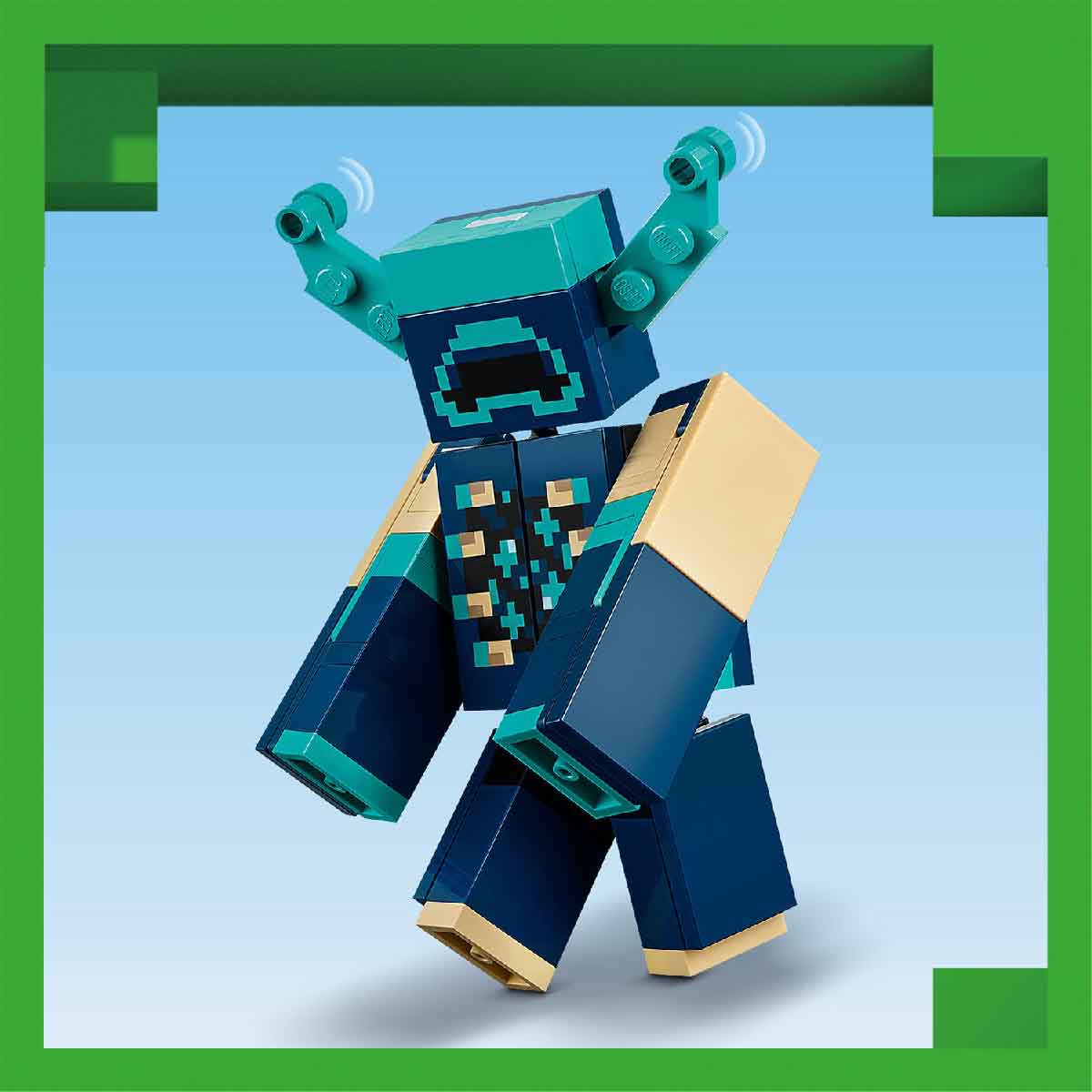 Đồ Chơi Lắp Ráp Cuộc Chạm Trán Warden LEGO MINECRAFT 21274 (238 chi tiết)