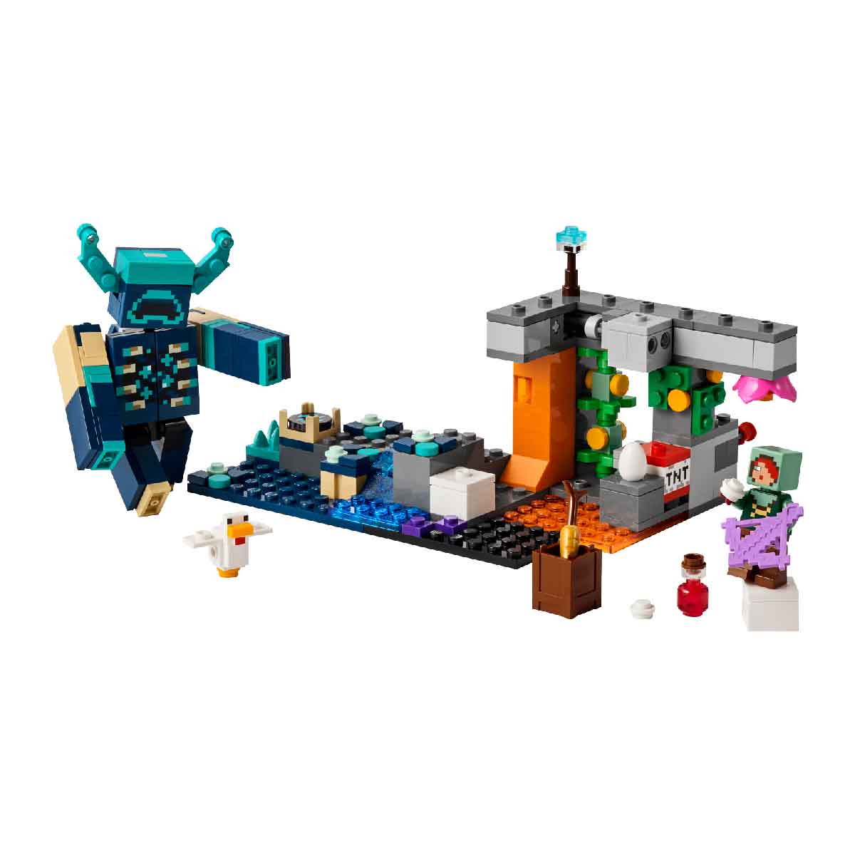 Đồ Chơi Lắp Ráp Cuộc Chạm Trán Warden LEGO MINECRAFT 21274 (238 chi tiết)