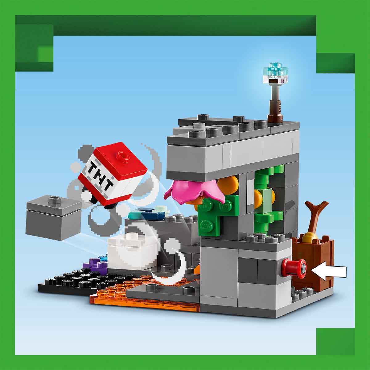 Đồ Chơi Lắp Ráp Cuộc Chạm Trán Warden LEGO MINECRAFT 21274 (238 chi tiết)