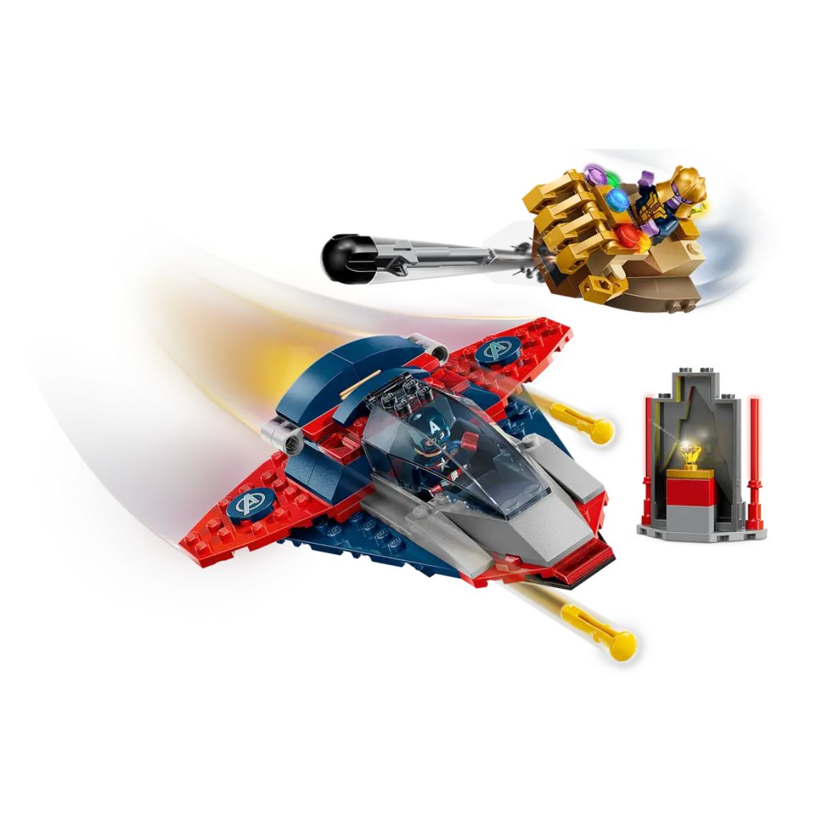 Đồ Chơi Lắp Ráp Cuộc Chiến Giữa Captain America Và Thanos LEGO SUPERHEROES 76319 (107 chi tiết)