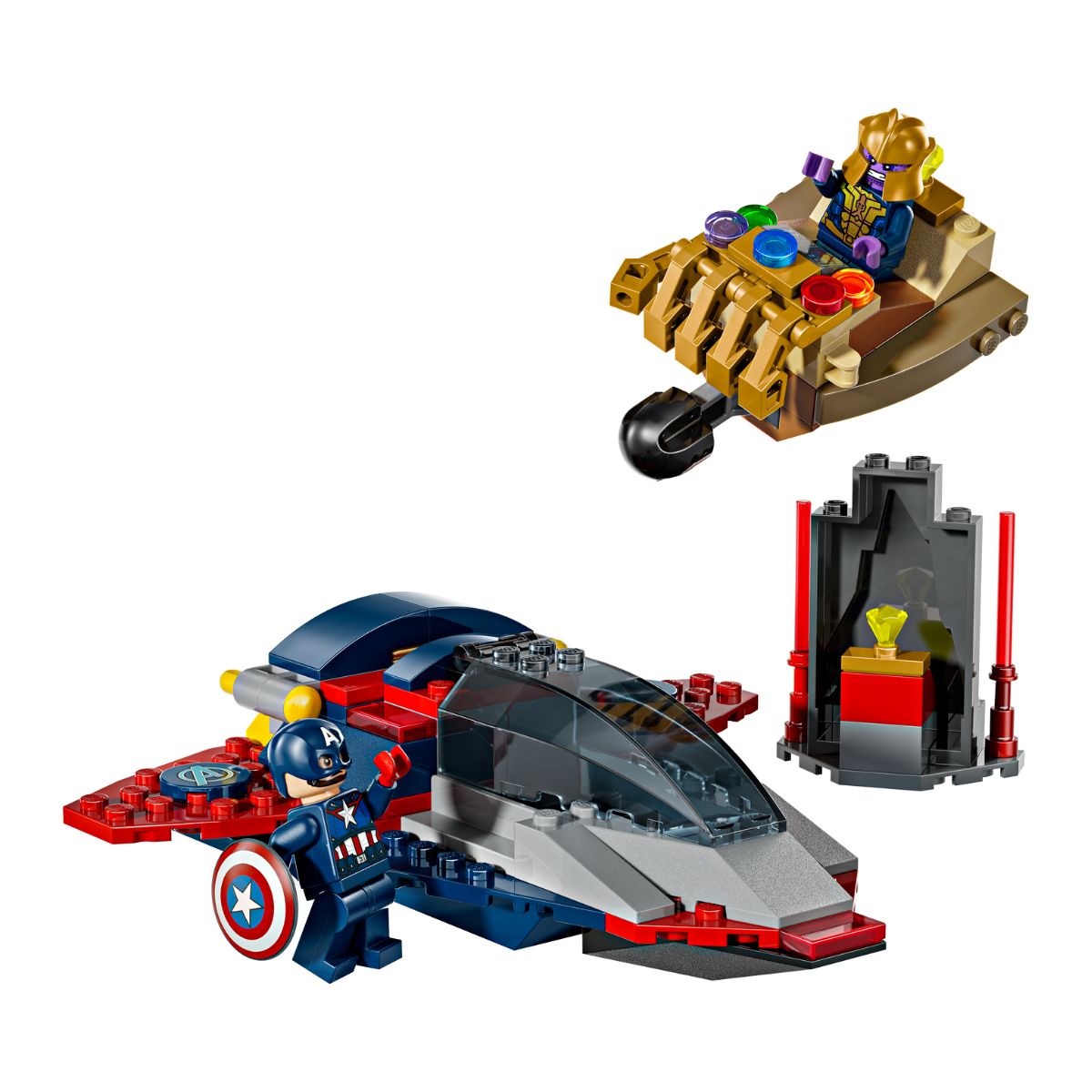 Đồ Chơi Lắp Ráp Cuộc Chiến Giữa Captain America Và Thanos LEGO SUPERHEROES 76319 (107 chi tiết)