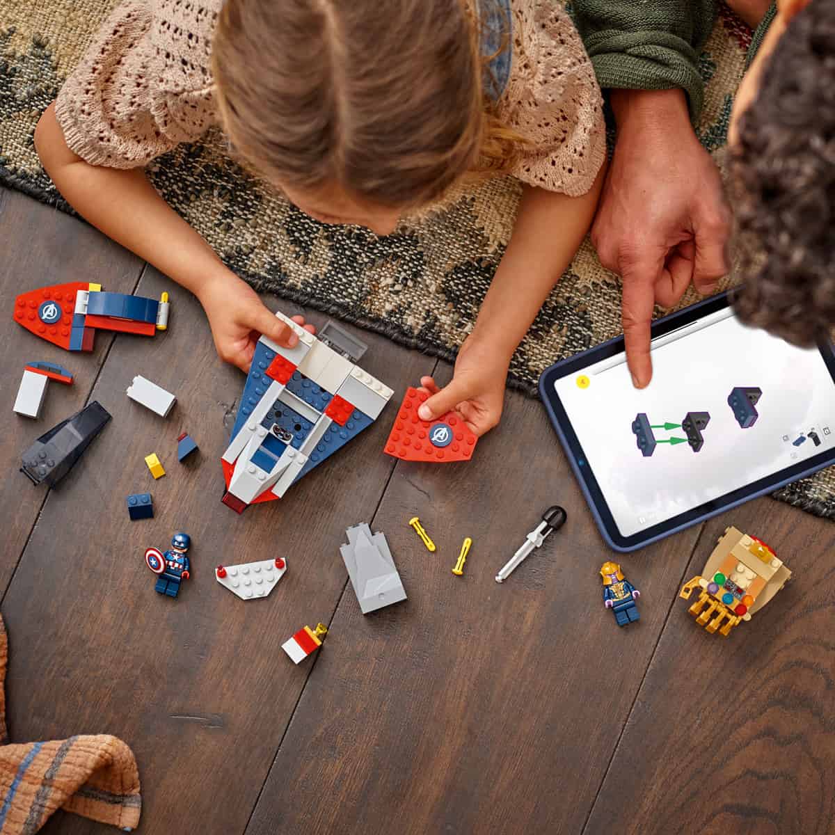 Đồ Chơi Lắp Ráp Cuộc Chiến Giữa Captain America Và Thanos LEGO SUPERHEROES 76319 (107 chi tiết)