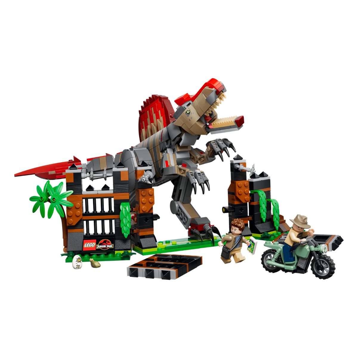 Đồ Chơi Lắp Ráp Cuộc Đào Thoát Của Khủng Long Spinosaurus LEGO JURASSIC 77982 (820 Chi Tiết)