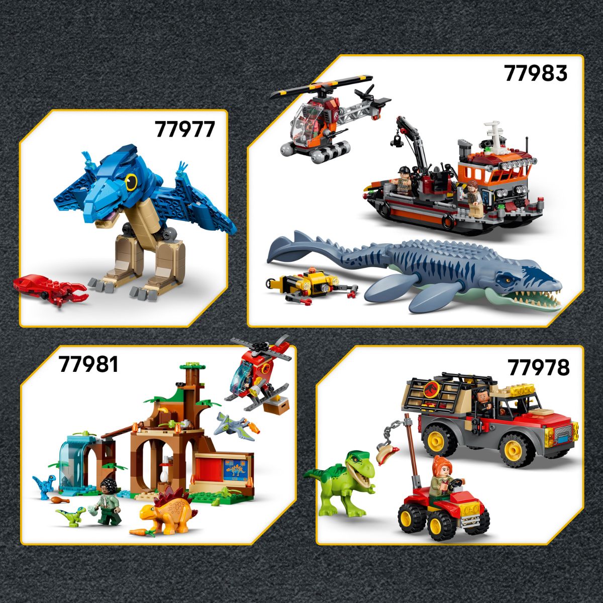 Đồ Chơi Lắp Ráp Cuộc Đào Thoát Của Khủng Long Spinosaurus LEGO JURASSIC 77982 (820 Chi Tiết)