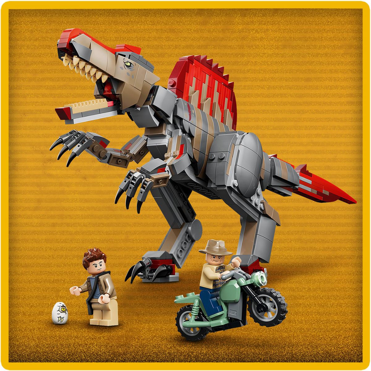 Đồ Chơi Lắp Ráp Cuộc Đào Thoát Của Khủng Long Spinosaurus LEGO JURASSIC 77982 (820 Chi Tiết)