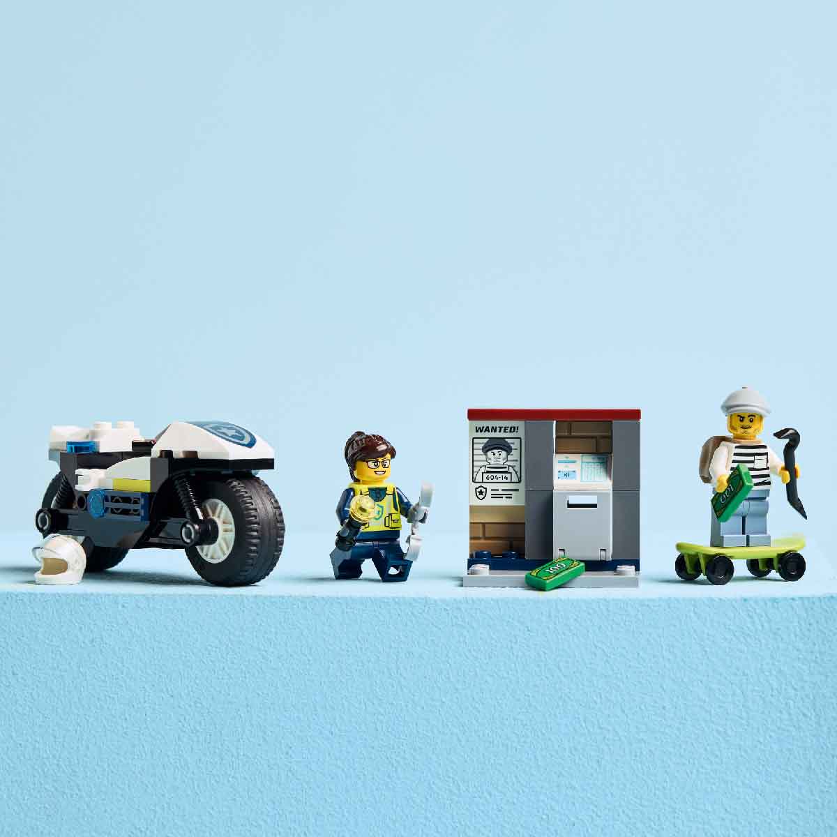 Đồ Chơi Lắp Ráp Cuộc Đua Truy Bắt Cướp LEGO CITY 60455 (65 chi tiết)
