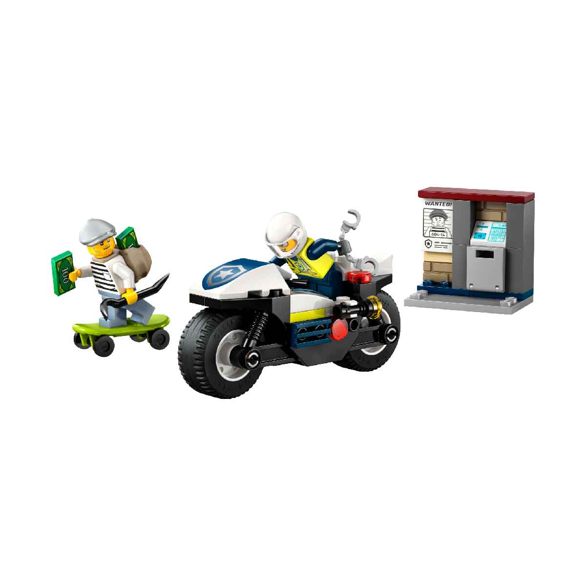 Đồ Chơi Lắp Ráp Cuộc Đua Truy Bắt Cướp LEGO CITY 60455 (65 chi tiết)