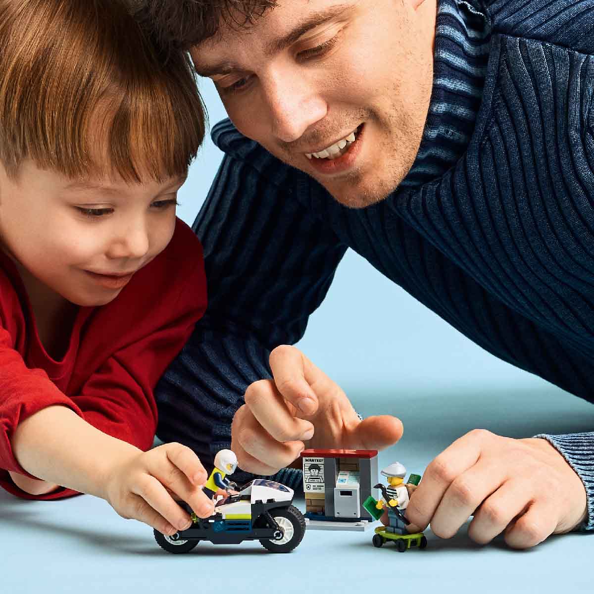 Đồ Chơi Lắp Ráp Cuộc Đua Truy Bắt Cướp LEGO CITY 60455 (65 chi tiết)
