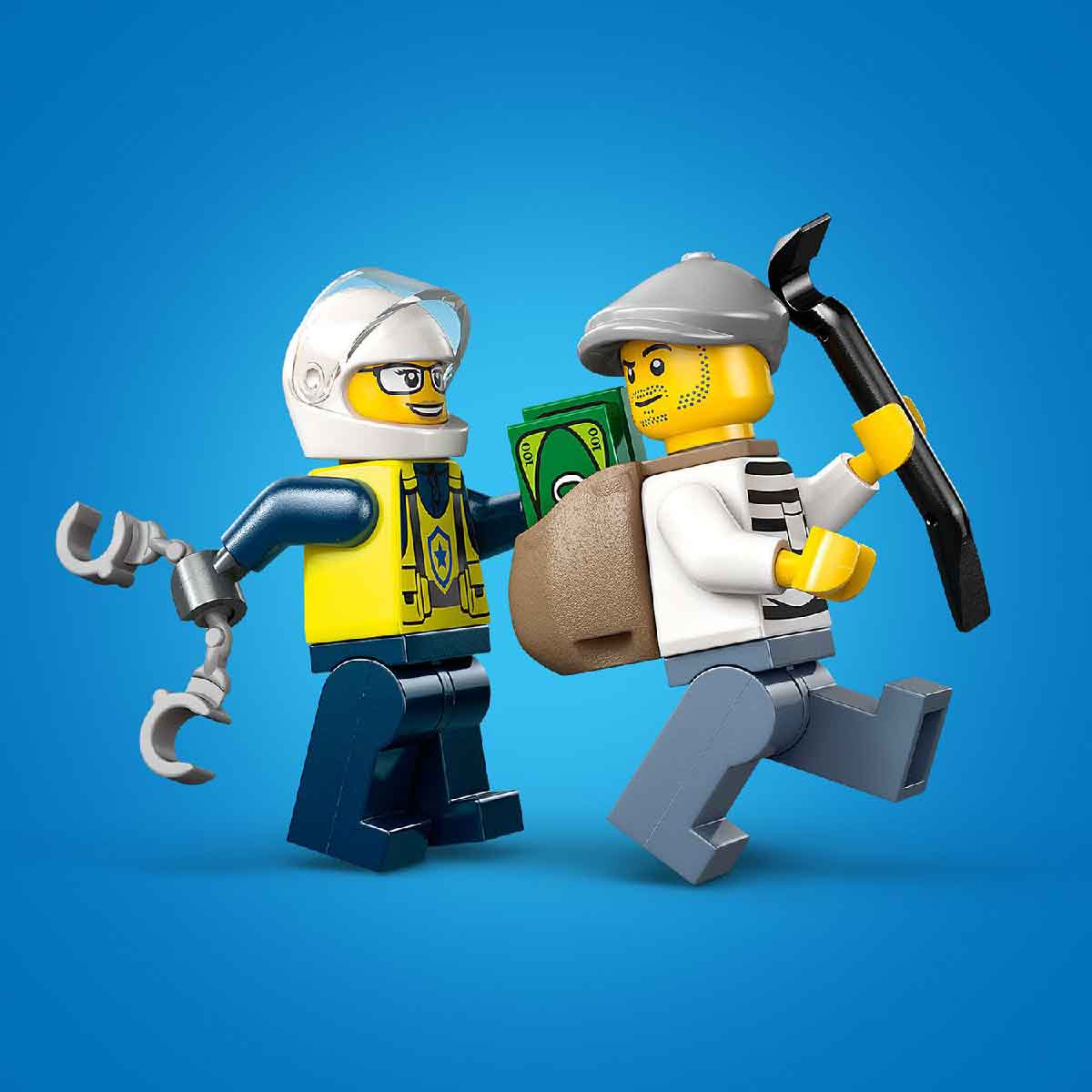 Đồ Chơi Lắp Ráp Cuộc Đua Truy Bắt Cướp LEGO CITY 60455 (65 chi tiết)