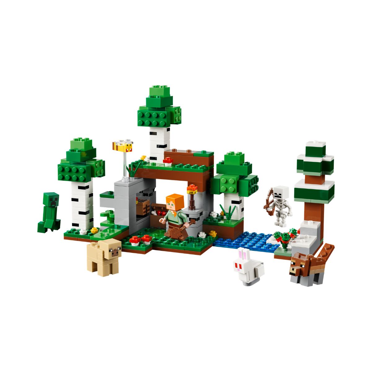 Đồ Chơi Lắp Ráp Cuộc Phiêu Lưu Đêm Đầu Tiên LEGO MINECRAFT 21593 (301 Chi Tiết)