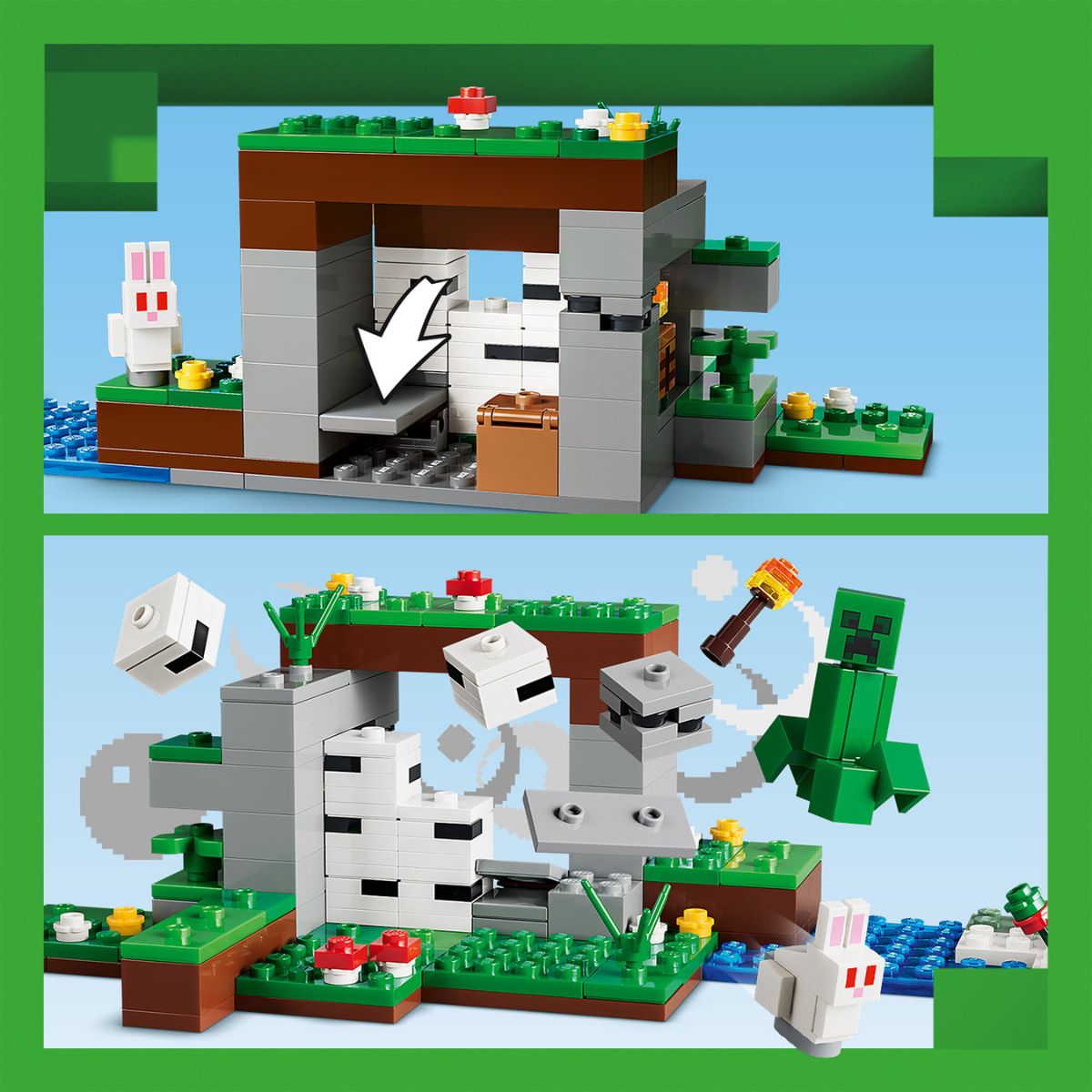 Đồ Chơi Lắp Ráp Cuộc Phiêu Lưu Đêm Đầu Tiên LEGO MINECRAFT 21593 (301 Chi Tiết)