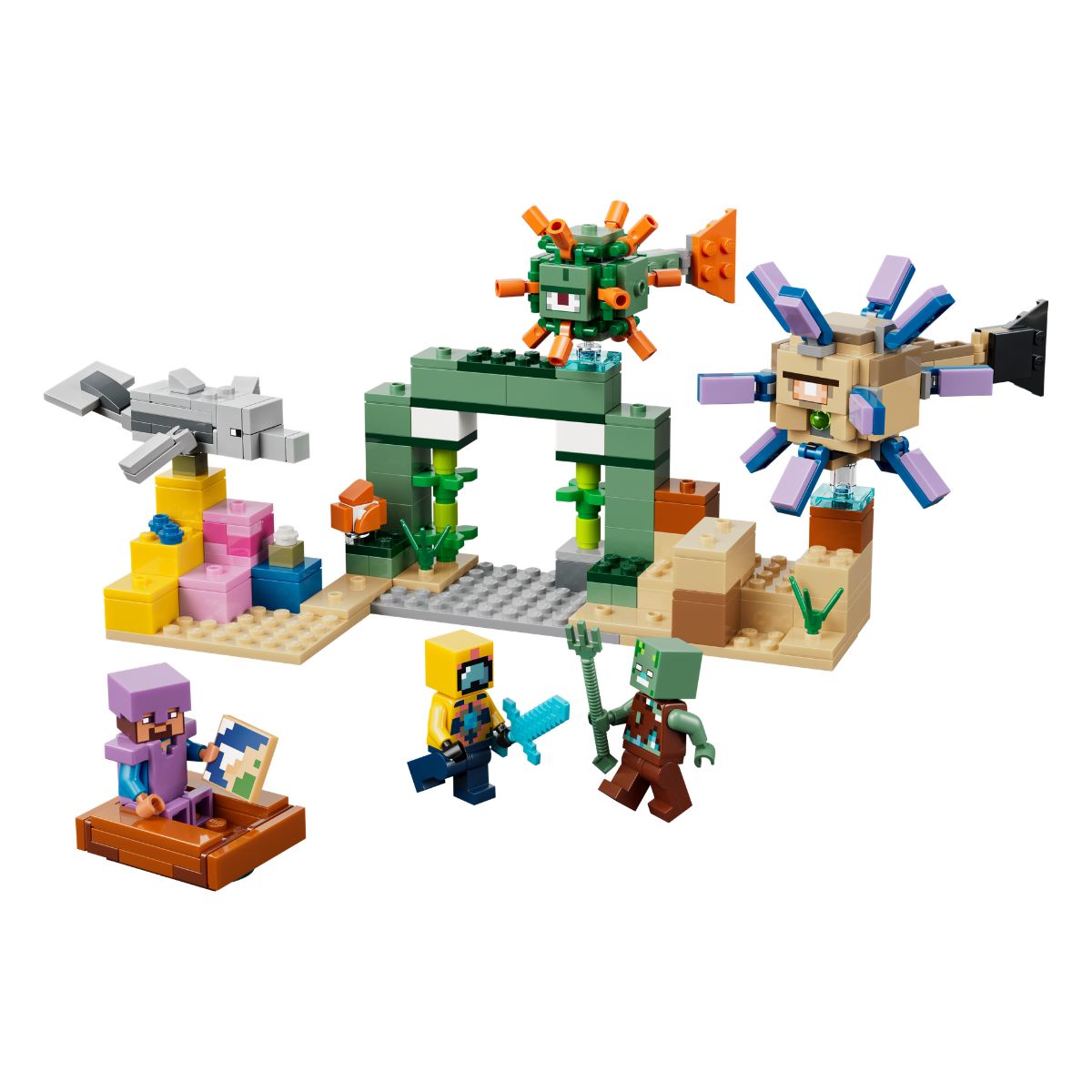 Đồ Chơi Lắp Ráp Cuộc Phiêu Lưu Dưới Đại Dương LEGO MINECRAFT 21598 (310 chi tiết)