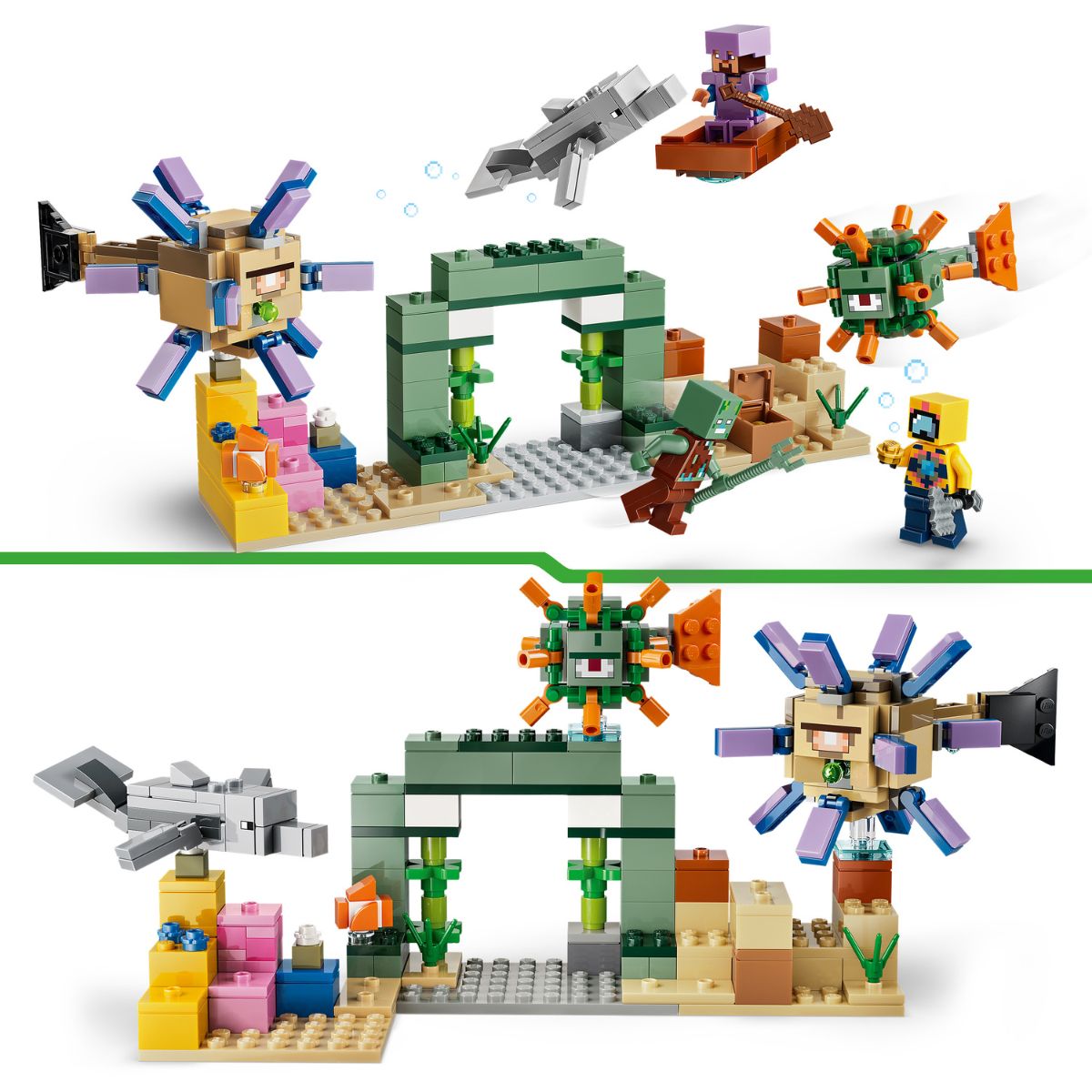 Đồ Chơi Lắp Ráp Cuộc Phiêu Lưu Dưới Đại Dương LEGO MINECRAFT 21598 (310 chi tiết)