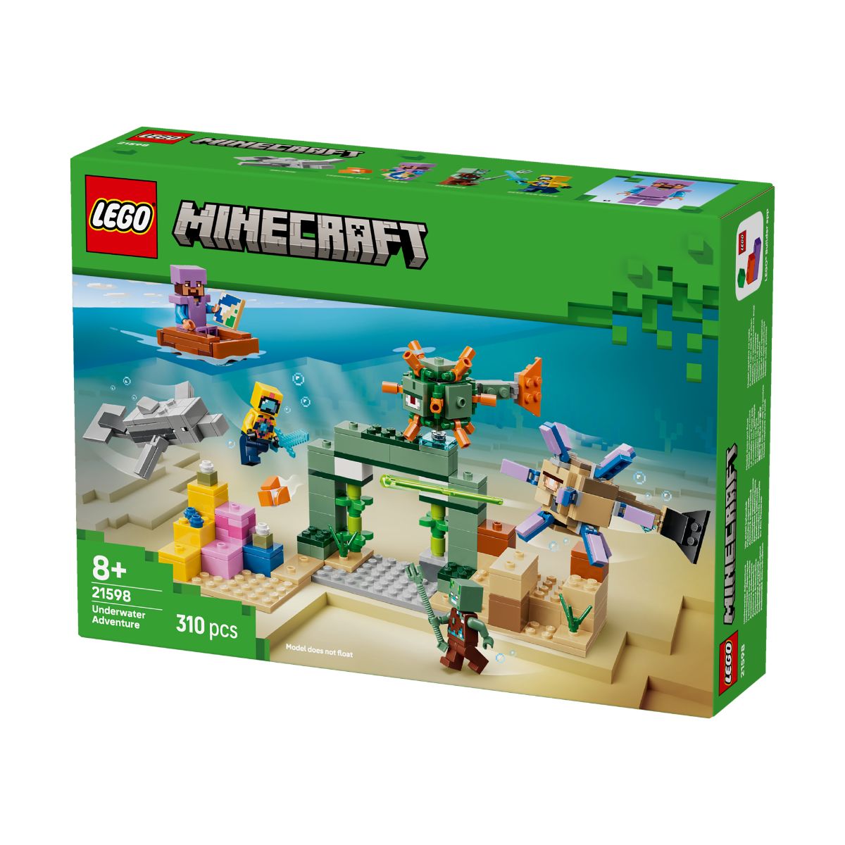 Đồ Chơi Lắp Ráp Cuộc Phiêu Lưu Dưới Đại Dương LEGO MINECRAFT 21598 (310 chi tiết)