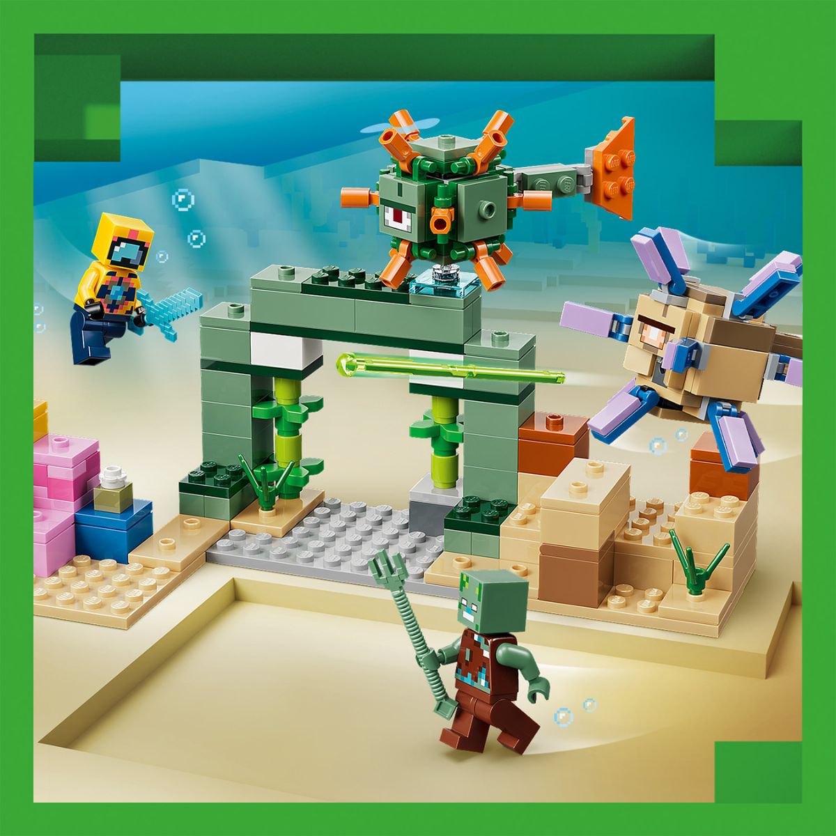 Đồ Chơi Lắp Ráp Cuộc Phiêu Lưu Dưới Đại Dương LEGO MINECRAFT 21598 (310 chi tiết)