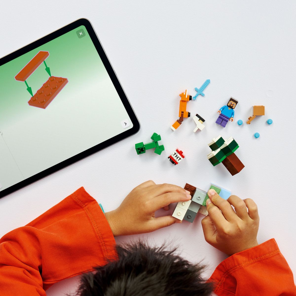 Đồ chơi lắp ráp Cuộc Phiêu Lưu Rừng Taiga Của Steve LEGO MINECRAFT 21583 (79 chi tiết)