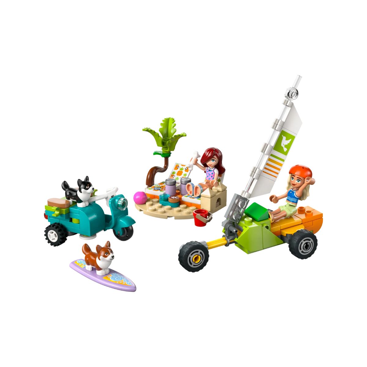 Đồ Chơi Lắp Ráp Cuộc Phiêu Lưu Xe Scooter Và Lướt Sóng LEGO FRIENDS 42641 (113 chi tiết)