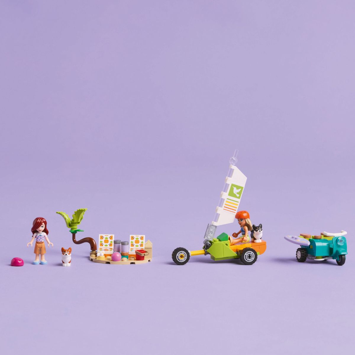 Đồ Chơi Lắp Ráp Cuộc Phiêu Lưu Xe Scooter Và Lướt Sóng LEGO FRIENDS 42641 (113 chi tiết)