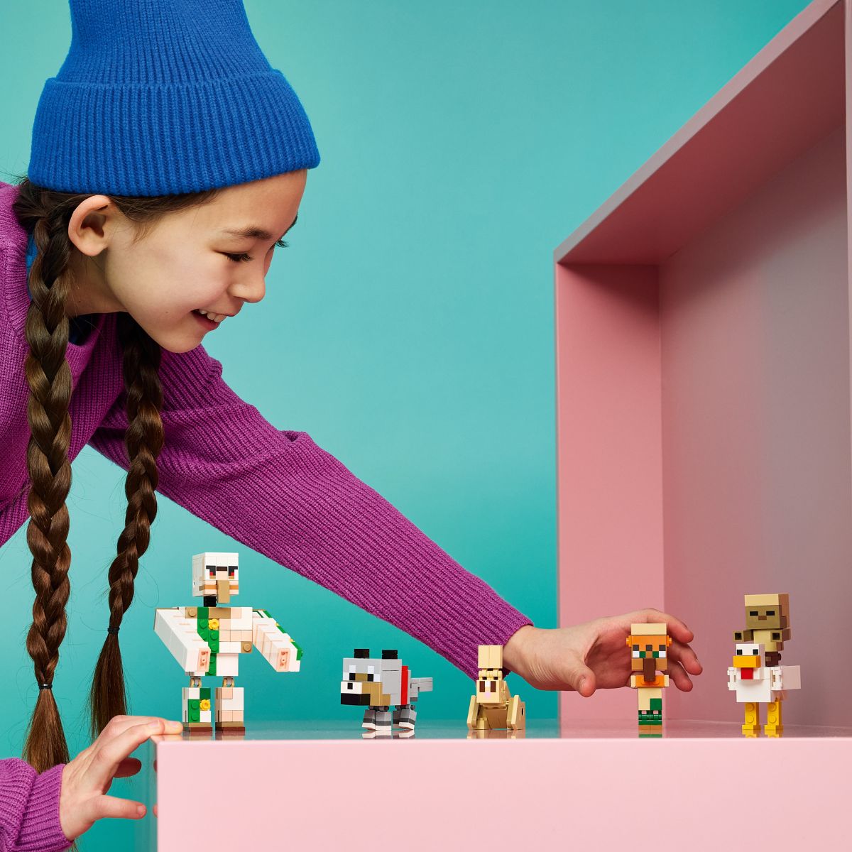 Đồ Chơi Lắp Ráp Cuộc Tấn Công Sa Mạc Của Chicken Jockey LEGO MINECRAFT 21592 (428 Chi Tiết)