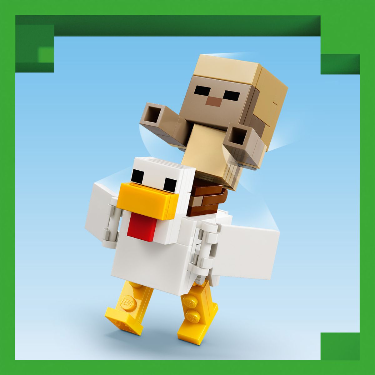 Đồ Chơi Lắp Ráp Cuộc Tấn Công Sa Mạc Của Chicken Jockey LEGO MINECRAFT 21592 (428 Chi Tiết)