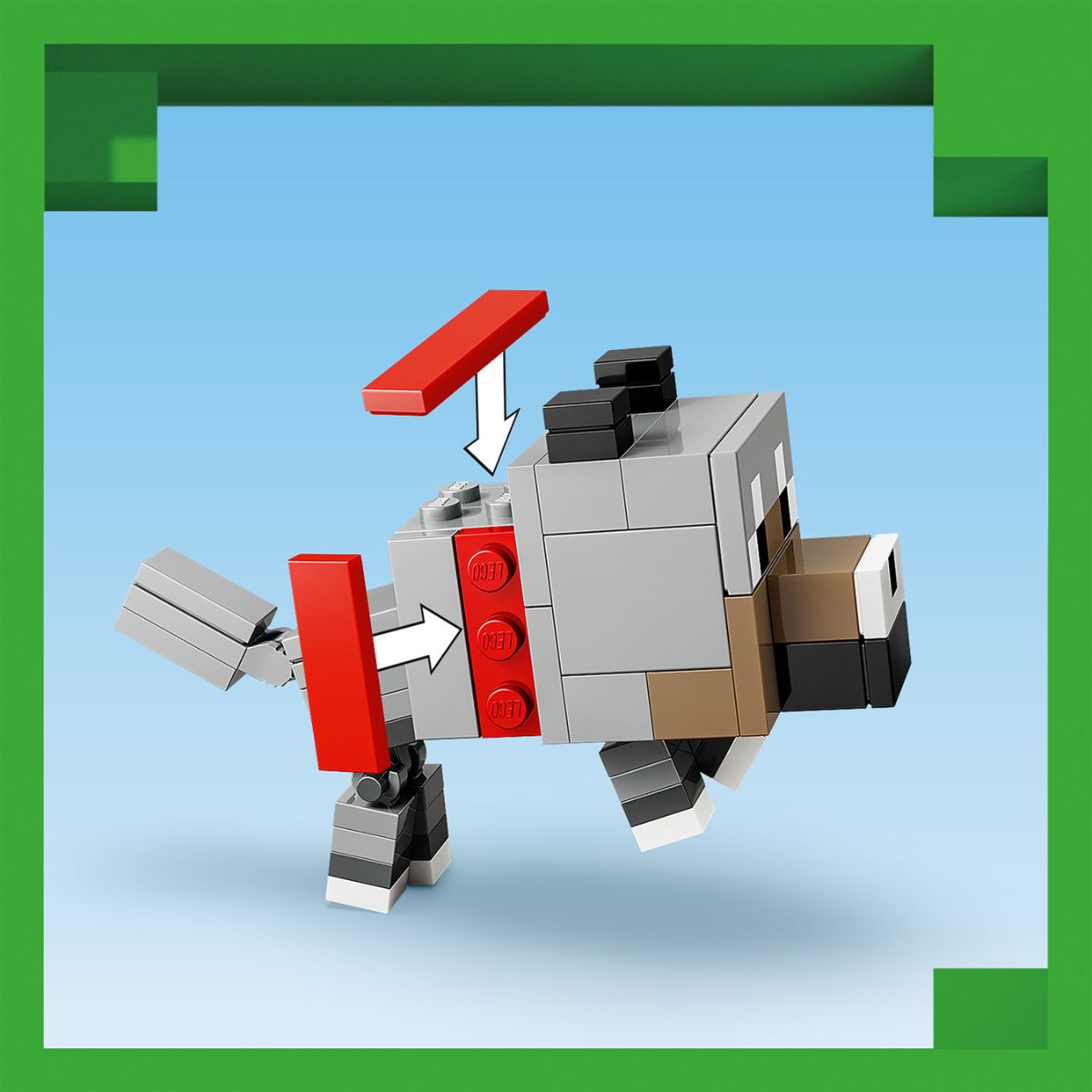 Đồ Chơi Lắp Ráp Cuộc Tấn Công Sa Mạc Của Chicken Jockey LEGO MINECRAFT 21592 (428 Chi Tiết)