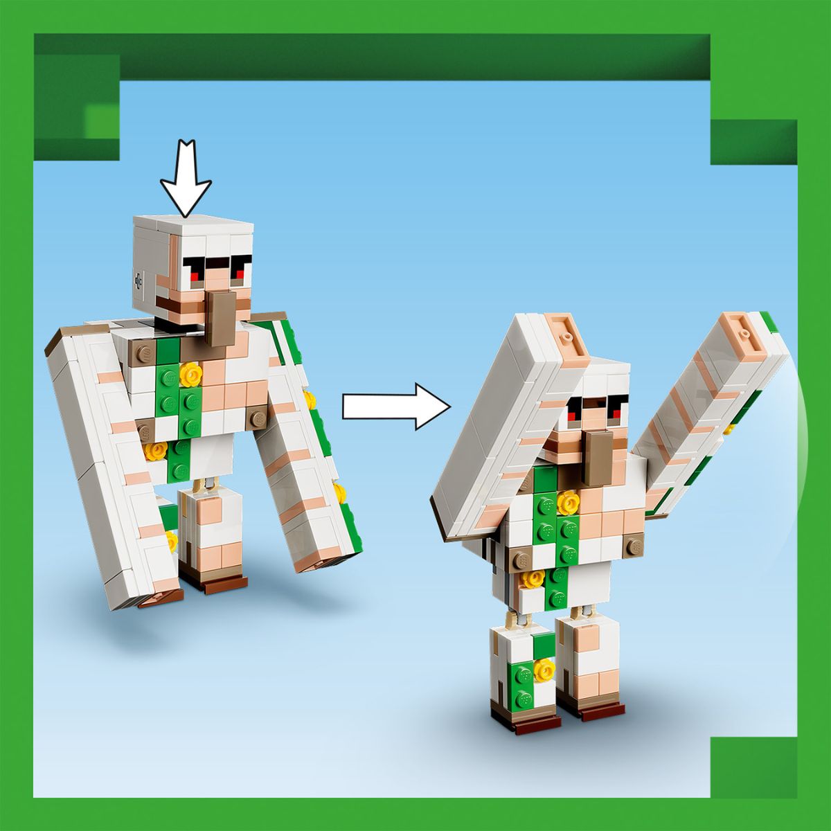 Đồ Chơi Lắp Ráp Cuộc Tấn Công Sa Mạc Của Chicken Jockey LEGO MINECRAFT 21592 (428 Chi Tiết)