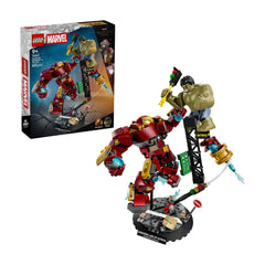 Đồ Chơi Lắp Ráp Đại Chiến Kinh Điển: Hulkbuster Đối Đầu Hulk LEGO SUPERHEROES 76343 (413 chi tiết)