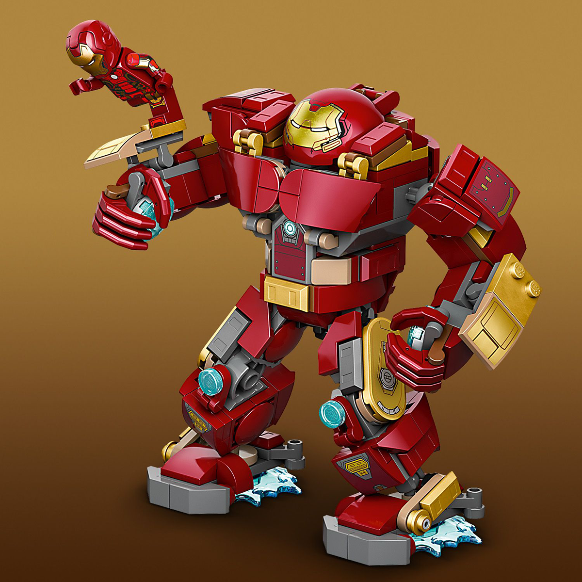 Đồ Chơi Lắp Ráp Đại Chiến Kinh Điển: Hulkbuster Đối Đầu Hulk LEGO SUPERHEROES 76343 (413 chi tiết)