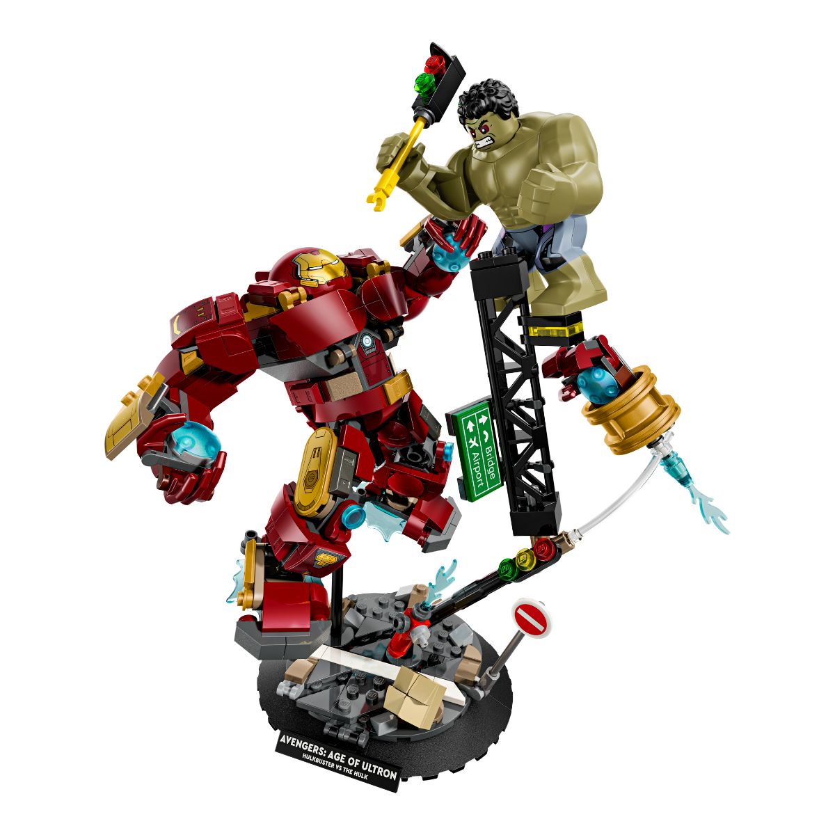 Đồ Chơi Lắp Ráp Đại Chiến Kinh Điển: Hulkbuster Đối Đầu Hulk LEGO SUPERHEROES 76343 (413 chi tiết)