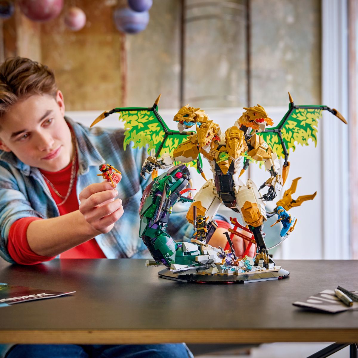 Đồ Chơi Lắp Ráp Đại Chiến Rồng Tối Thượng LEGO NINJAGO 71872 (2178 chi tiết)