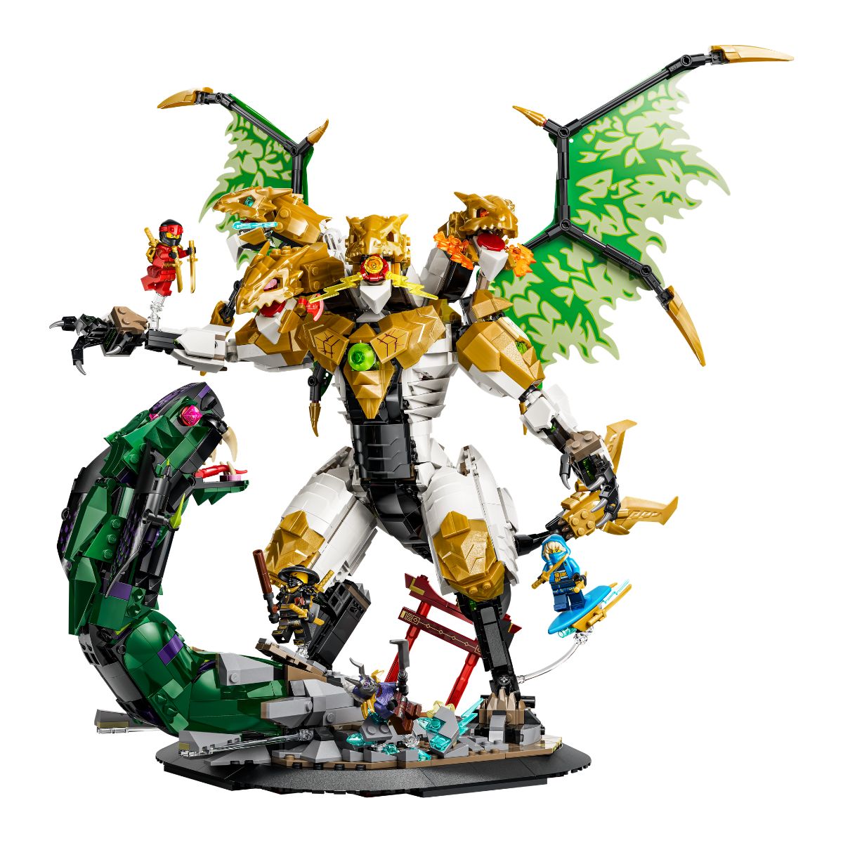 Đồ Chơi Lắp Ráp Đại Chiến Rồng Tối Thượng LEGO NINJAGO 71872 (2178 chi tiết)